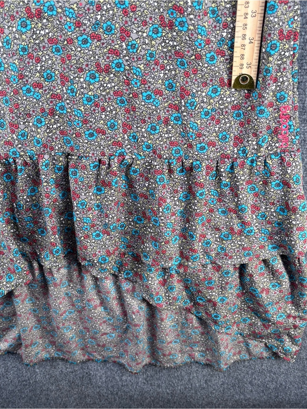 Billabong Boho Indie Feminine Floral Hi Low Maxi Dress Women’s M Resortwear - Picture 12 of 14